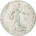 Moneta, Francia, Semeuse, 50 Centimes, 1911, B+, Argento, KM:854, Gadoury:420