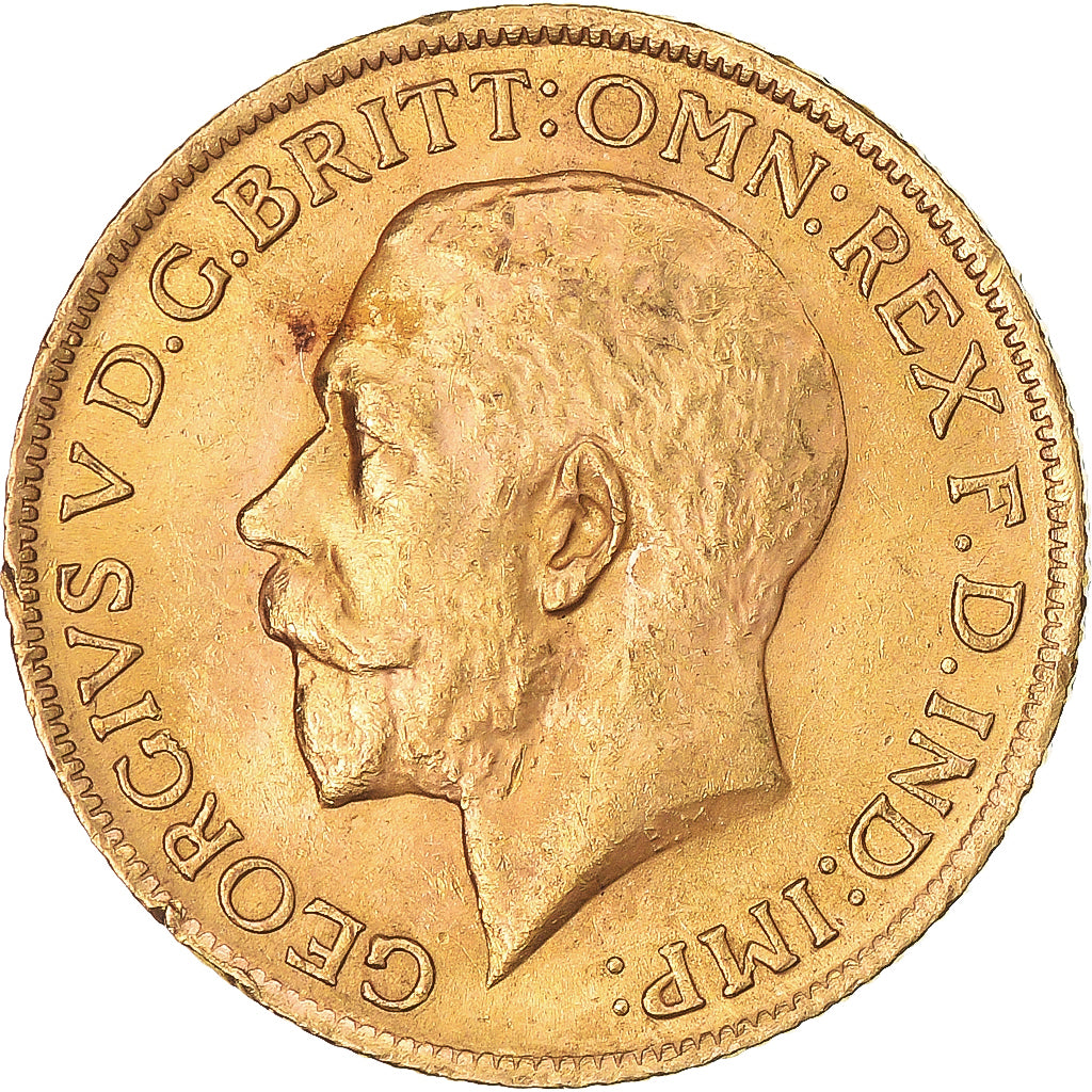Moneta, Gran Bretagna, George V, Souverain, Sovereign, 1915, London, SPL-, Oro