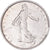 Coin, France, Semeuse, 5 Francs, 1963, Paris, error clipped planchet, AU(55-58)