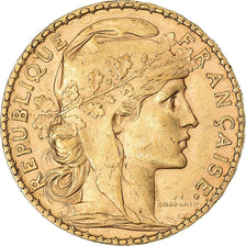 Coin, France, Marianne, 20 Francs, 1900, Paris, EF(40-45), Gold, KM:847