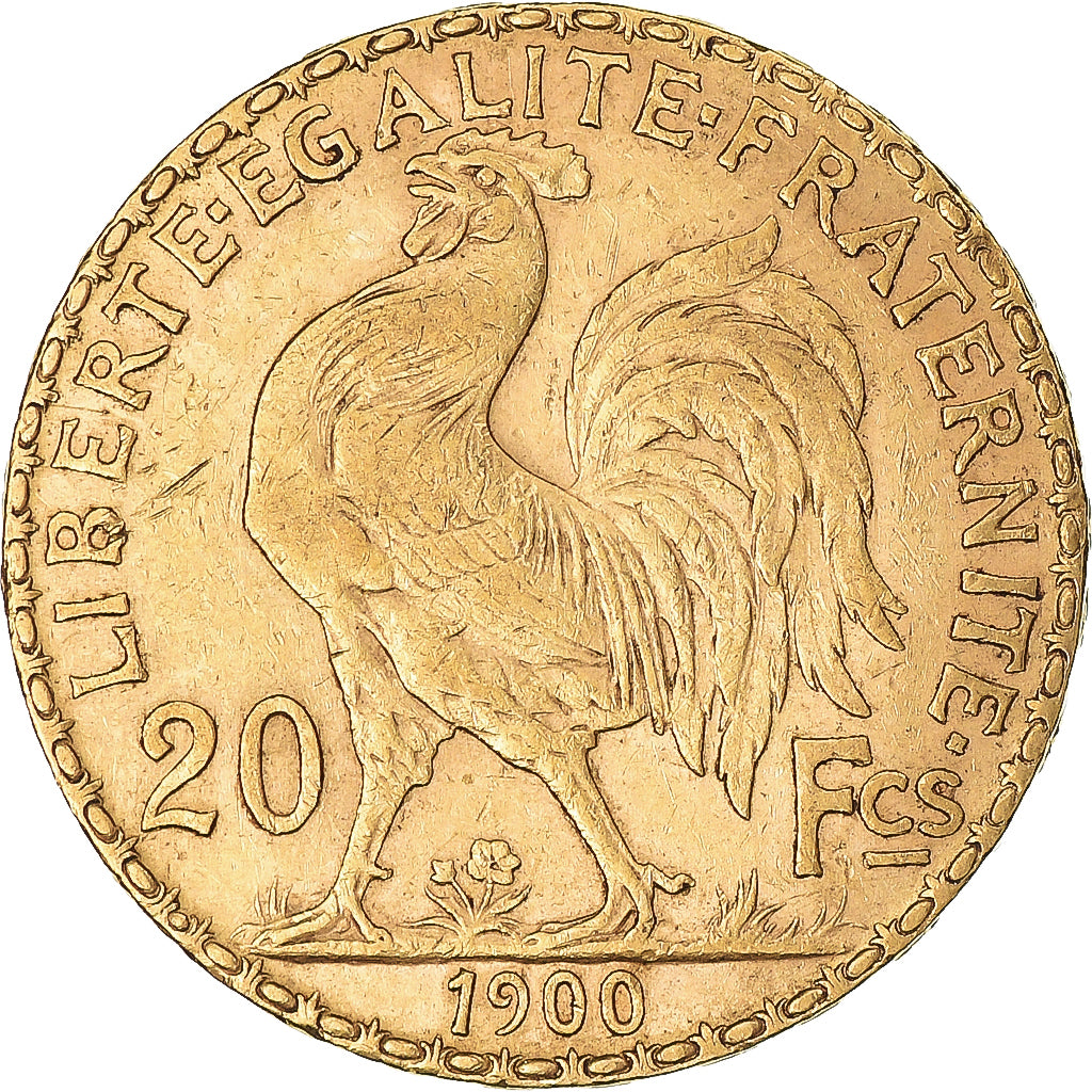 Coin, France, Marianne, 20 Francs, 1900, Paris, EF(40-45), Gold, KM:847