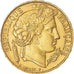 Moeda, França, Cérès, 20 Francs, 1851, Paris, AU(50-53), Dourado, KM:762, Le