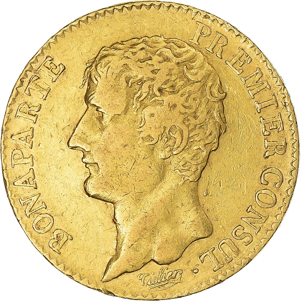 Münze, Frankreich, Napoléon I, 20 Francs, An 12, Paris, SS, Gold, KM:651