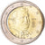 Italia, 2 Euro, Giovanni Pascoli, 2012, Rome, error misaligned core, FDC