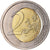 Italia, 2 Euro, Giovanni Pascoli, 2012, Rome, error misaligned core, FDC