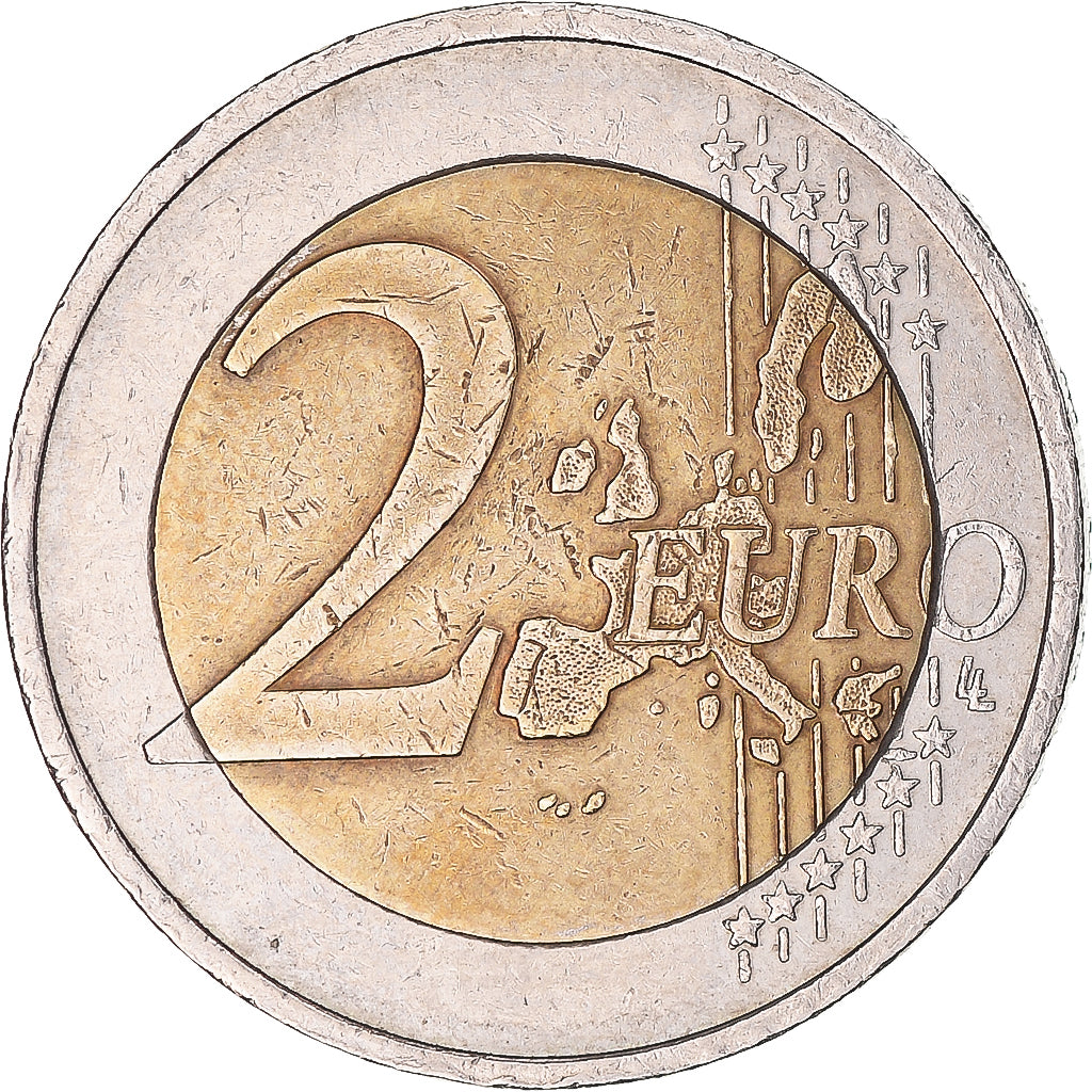 Germania, 2 Euro, Trial Turning Star with 5DM edge, BB, Bi-metallico