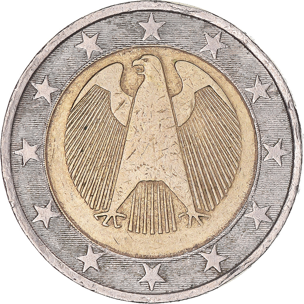 Alemanha, 2 Euro, Trial Turning Star with 2€ edge, EF(40-45), Bimetálico
