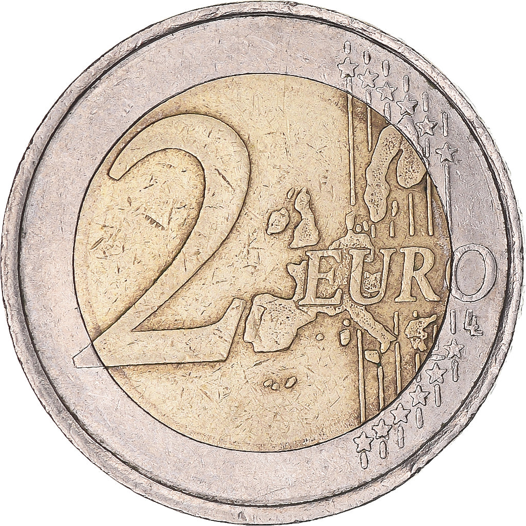 Alemanha, 2 Euro, Trial Turning Star with 2€ edge, EF(40-45), Bimetálico
