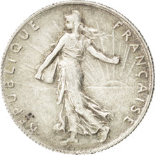 Coin, France, Semeuse, 50 Centimes, 1918, AU(55-58), Silver, KM:854, Gadoury:420