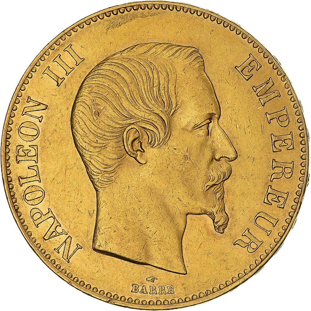 Monnaie, France, Napoleon III, 100 Francs, 1858, Paris, TTB+, Or, Gadoury:1135