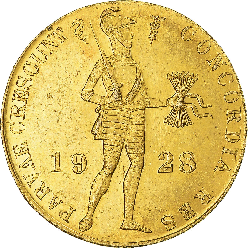 Monnaie, Pays-Bas, Wilhelmina I, Ducat, 1928, Utrecht, SUP+, Or, KM:83.1a