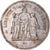 Moneta, Francia, Hercule, 50 Francs, 1979, Paris, error clipped planchet, SPL-