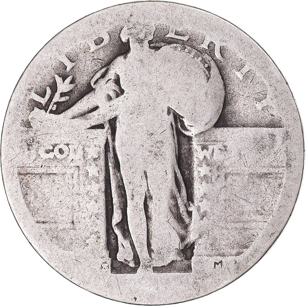 Coin, United States, Standing Liberty Quarter, Quarter, Uncertain date, San