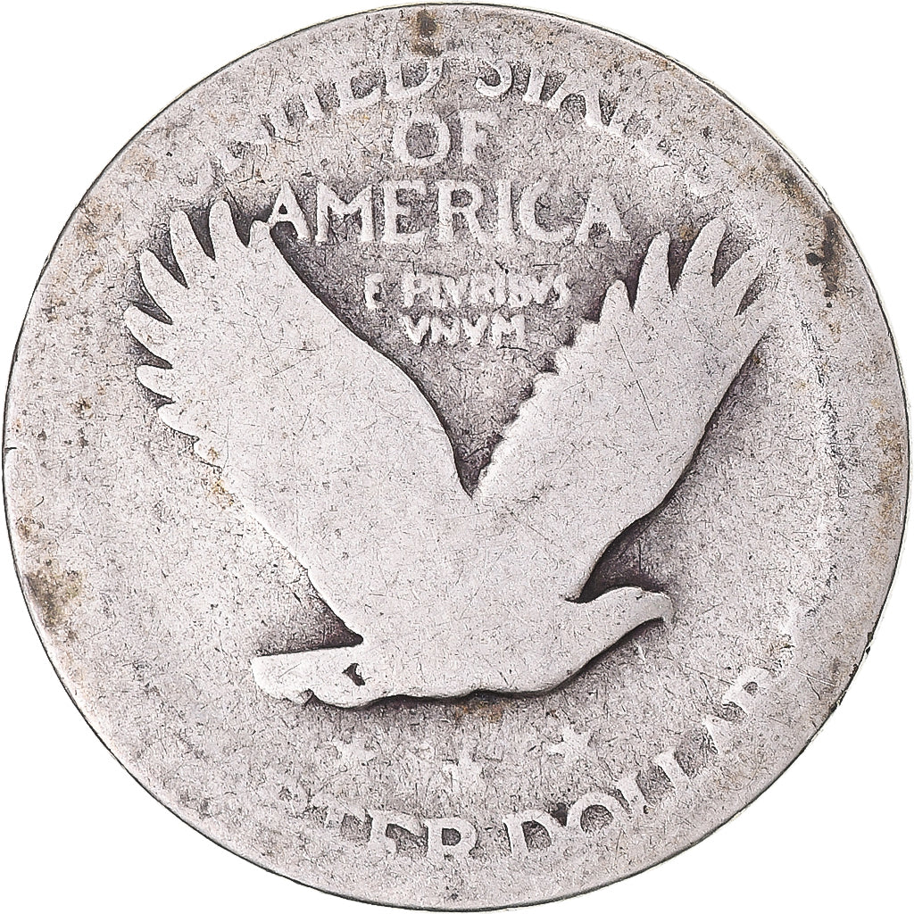 Coin, United States, Standing Liberty Quarter, Quarter, Uncertain date, San