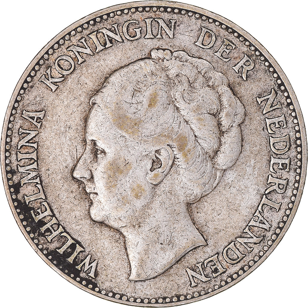 Munten, Nederland, Wilhelmina I, Gulden, 1924, ZF, Zilver, KM:161.1