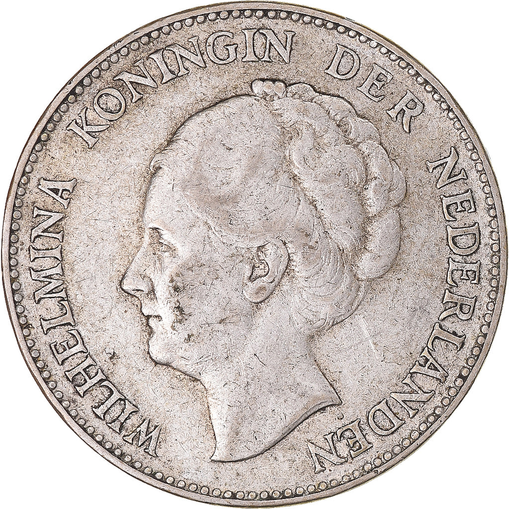 Coin, Netherlands, Wilhelmina I, Gulden, 1931, EF(40-45), Silver, KM:161.1