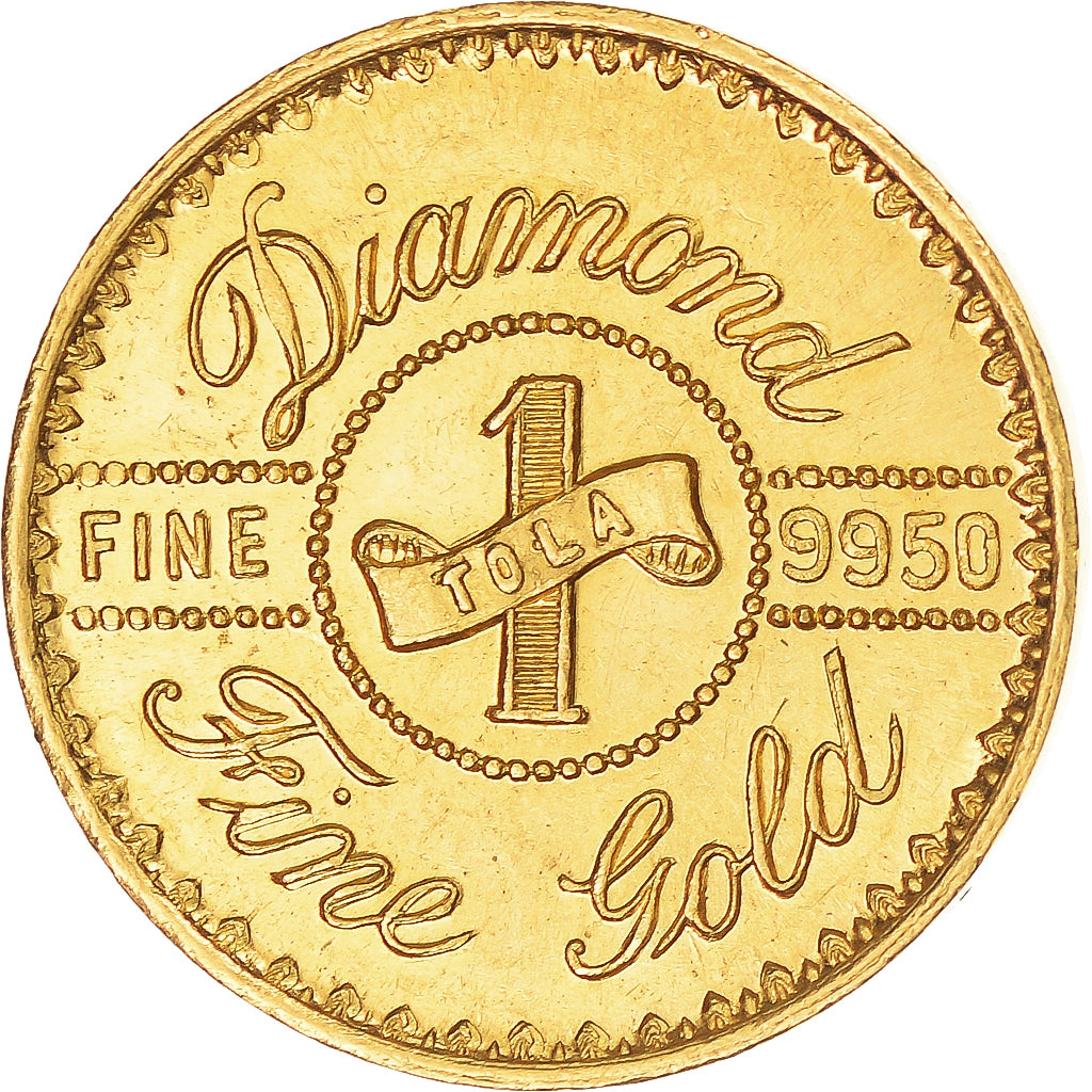 Moneta, INDIA - BRITANNICA, Tola, 1960, Bombay, SPL-, Oro, KM:45