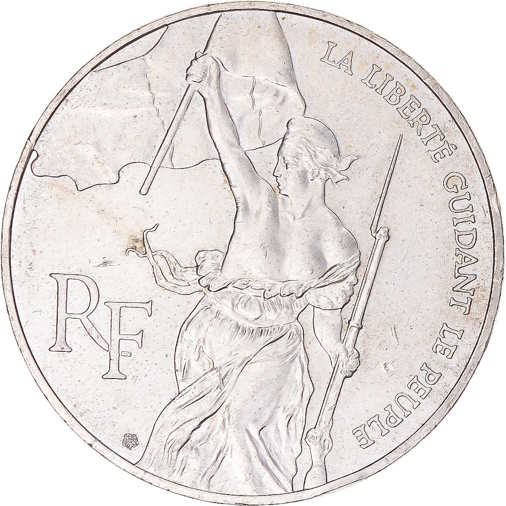 Coin, France, Liberté guidant le peuple, 100 Francs, 1993, AU(55-58), Silver