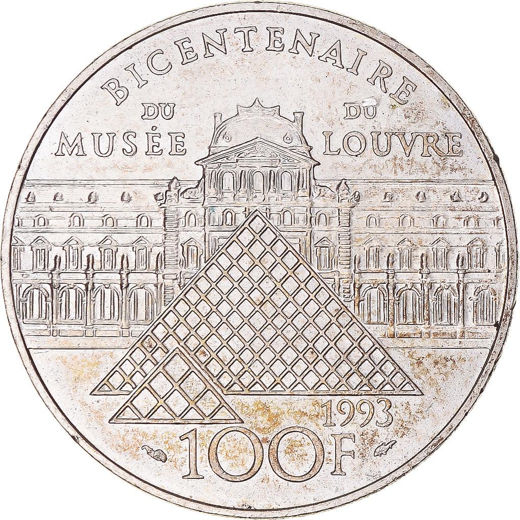 Coin, France, Liberté guidant le peuple, 100 Francs, 1993, AU(55-58), Silver