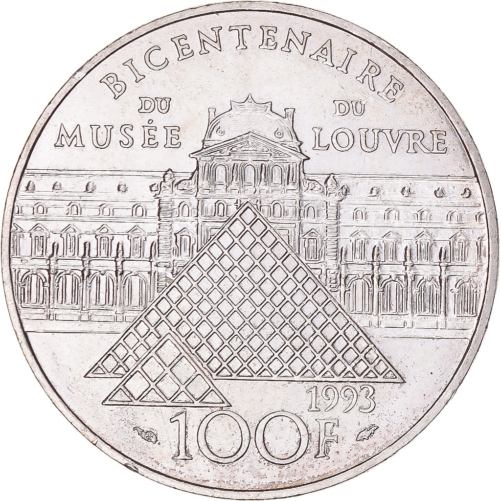 Monnaie, France, Liberté guidant le peuple, 100 Francs, 1993, SUP, Argent