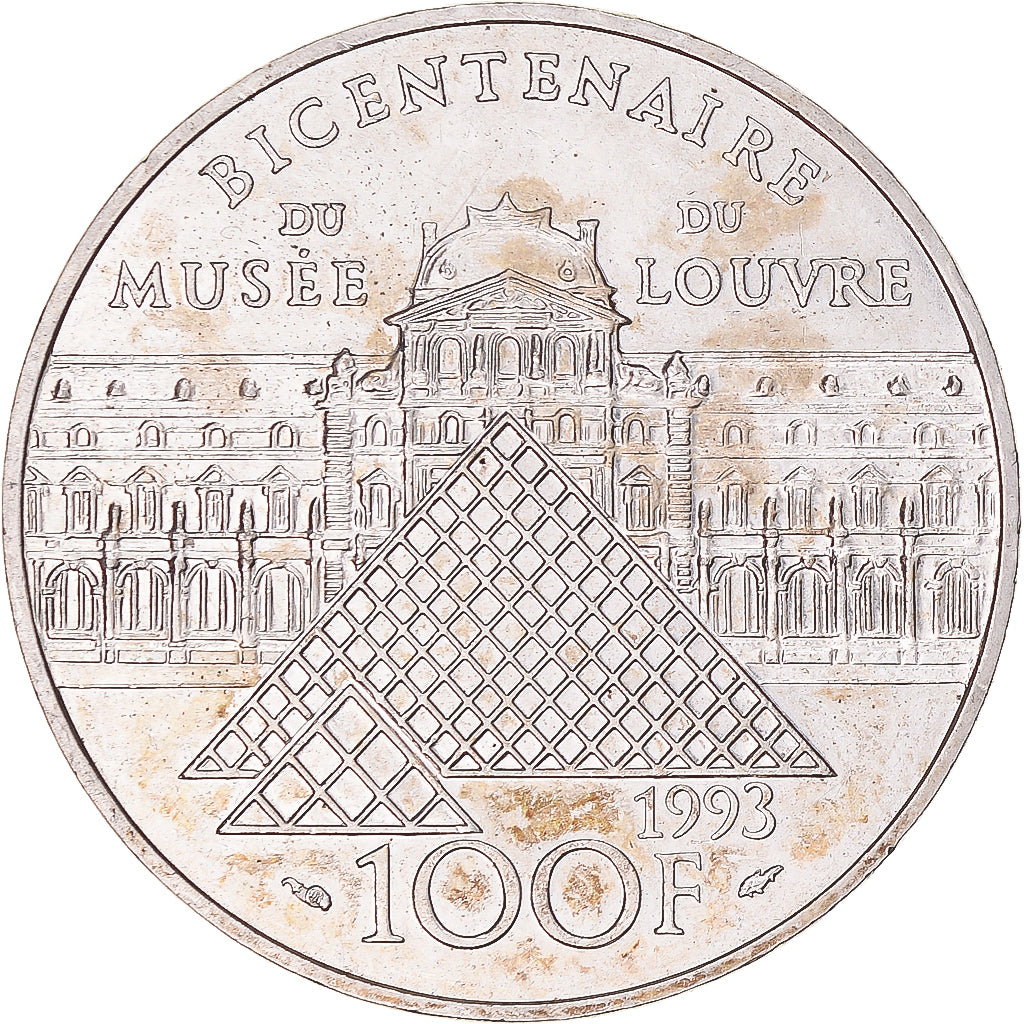 Coin, France, Liberté guidant le peuple, 100 Francs, 1993, AU(55-58), Silver