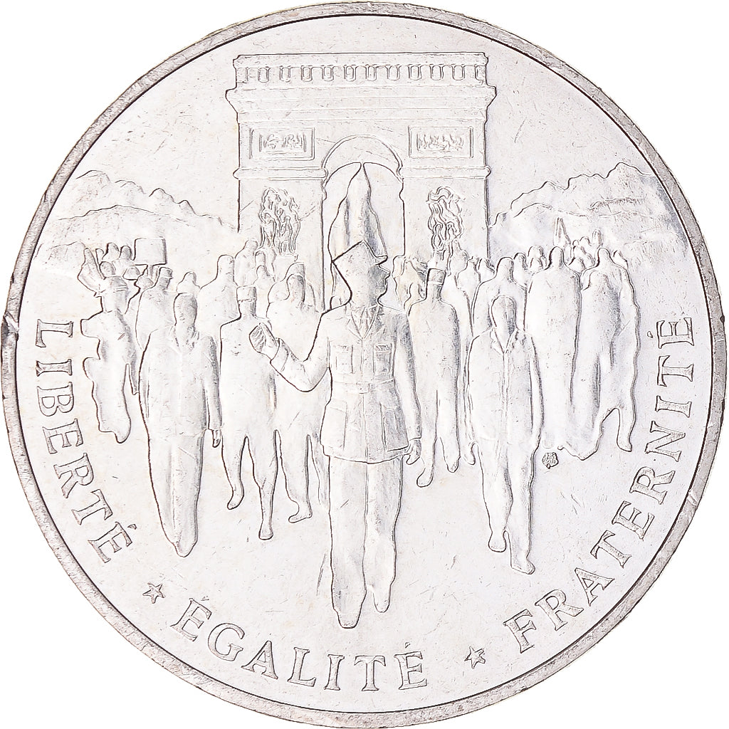 Coin, France, Libération de Paris, 100 Francs, 1994, MS(60-62), Silver