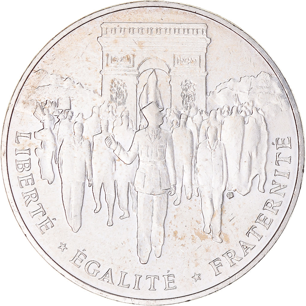 Coin, France, Libération de Paris, 100 Francs, 1994, MS(60-62), Silver