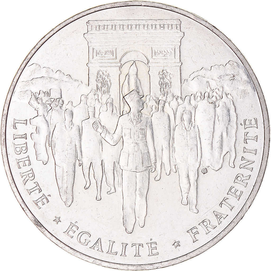 Coin, France, Libération de Paris, 100 Francs, 1994, MS(60-62), Silver