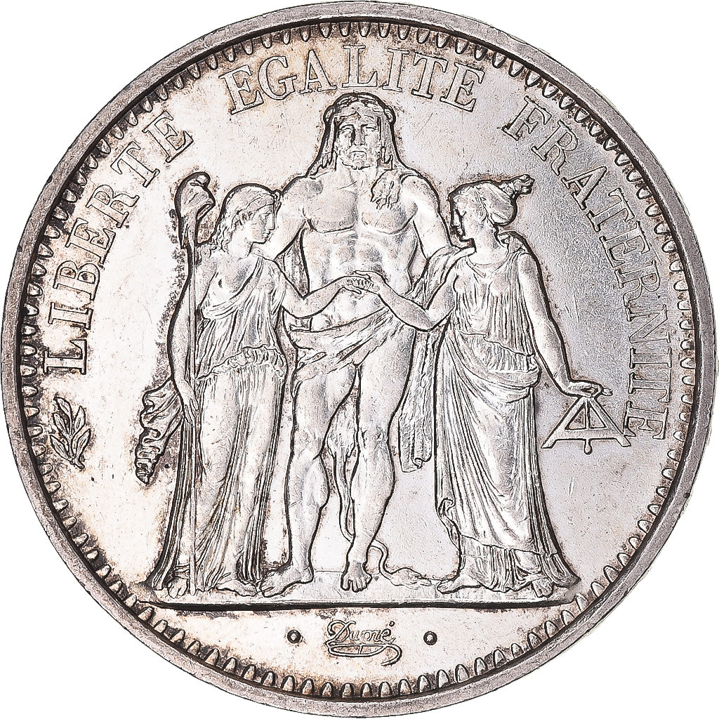 Münze, Frankreich, Hercule, 10 Francs, 1972, Paris, VZ, Silber, KM:932