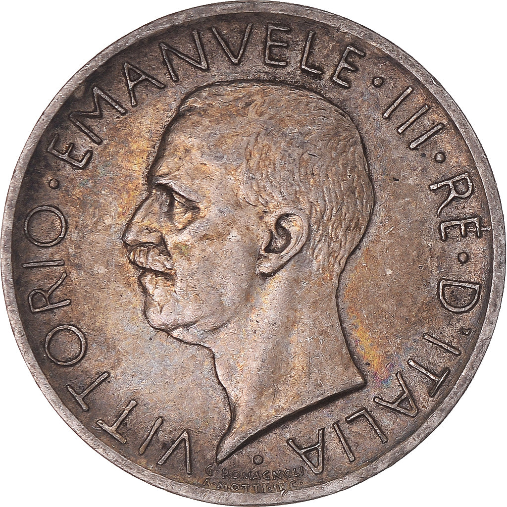 Monnaie, Italie, Vittorio Emanuele III, 5 Lire, 1927, Rome, TTB+, Argent