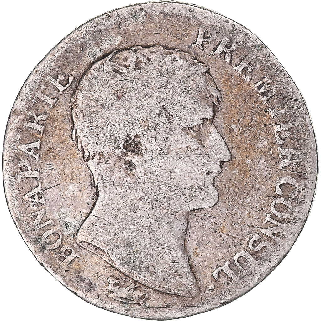 Moneta, Francja, Napoléon I, Franc, An 12, Paris, F(12-15), Srebro, KM:649.1