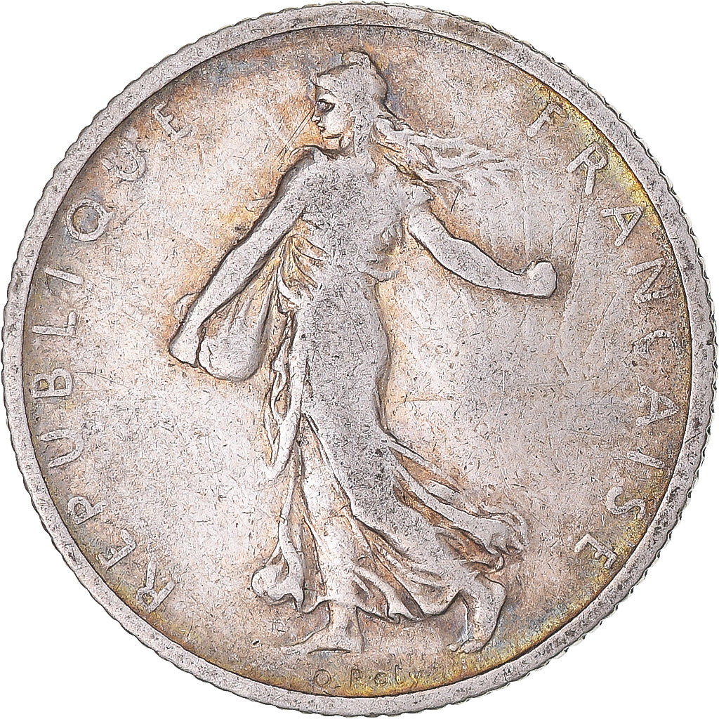 Coin, France, Semeuse, Franc, 1903, Paris, VF(20-25), Silver, KM:844.1