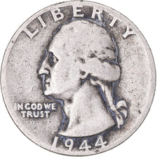 Coin, United States, Washington Quarter, Quarter, 1944, U.S. Mint, Philadelphia