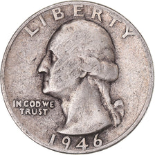 Coin, United States, Washington Quarter, Quarter, 1946, U.S. Mint, Philadelphia