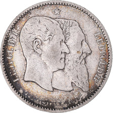 Coin, Belgium, Leopold II, Franc, 1880, EF(40-45), Silver, KM:38