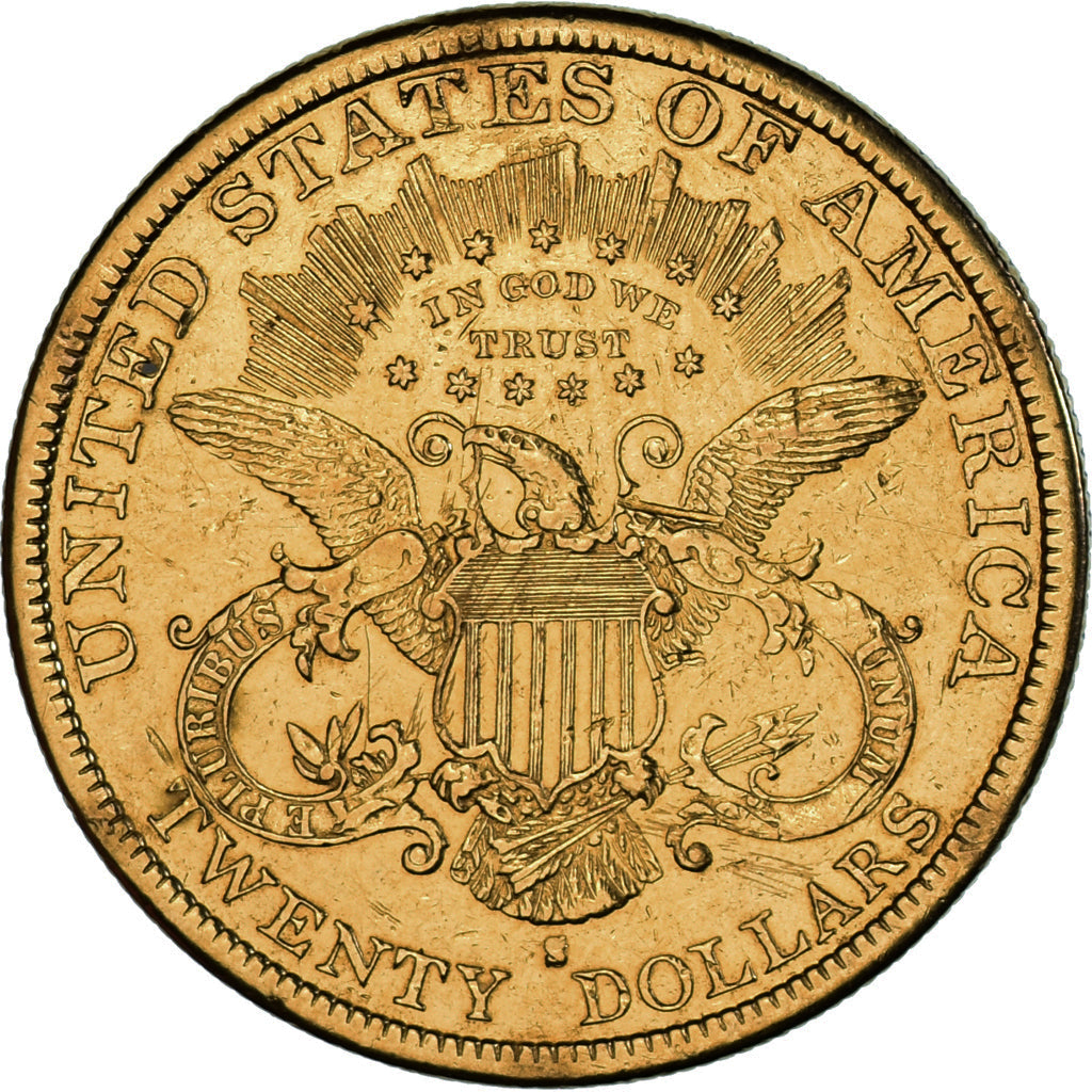 Münze, Vereinigte Staaten, $20, Double Eagle, 1881, San Francisco, SS, Gold