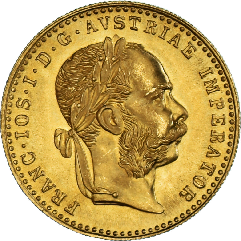 Coin, Austria, Franz Joseph I, Ducat, 1915, Restrike, MS(63), Gold, KM:2267