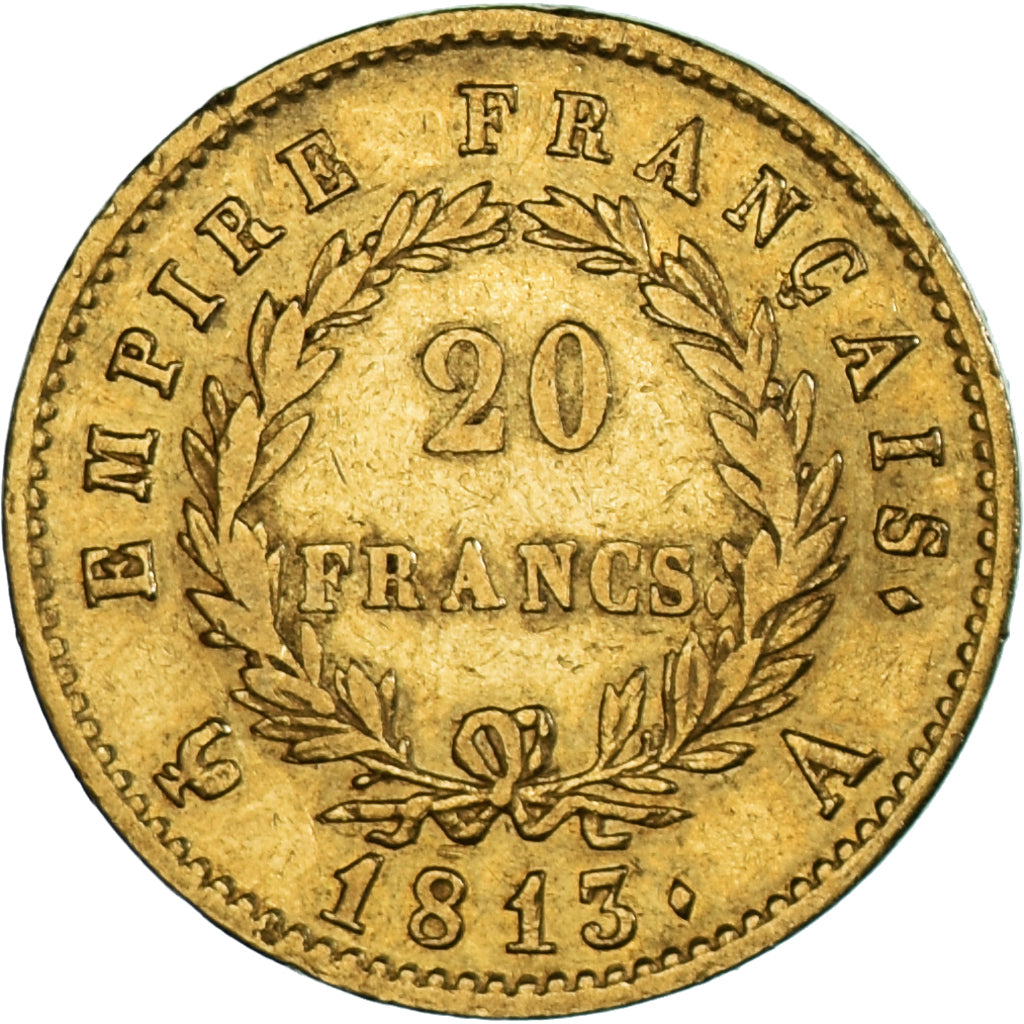 Monnaie, France, Napoléon I, 20 Francs, 1813, Paris, TTB, Or, Gadoury:1025