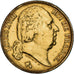 Moneta, Francia, Louis XVIII, 20 Francs, 1824, Paris, MB+, Oro, KM:712.1