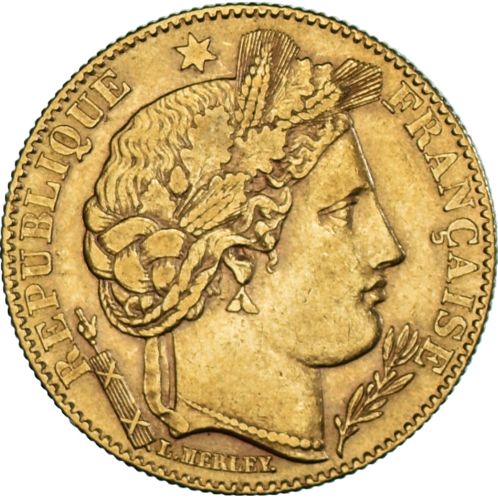 Munten, Frankrijk, Cérès, 10 Francs, 1899, Paris, ZF+, Goud, KM:830