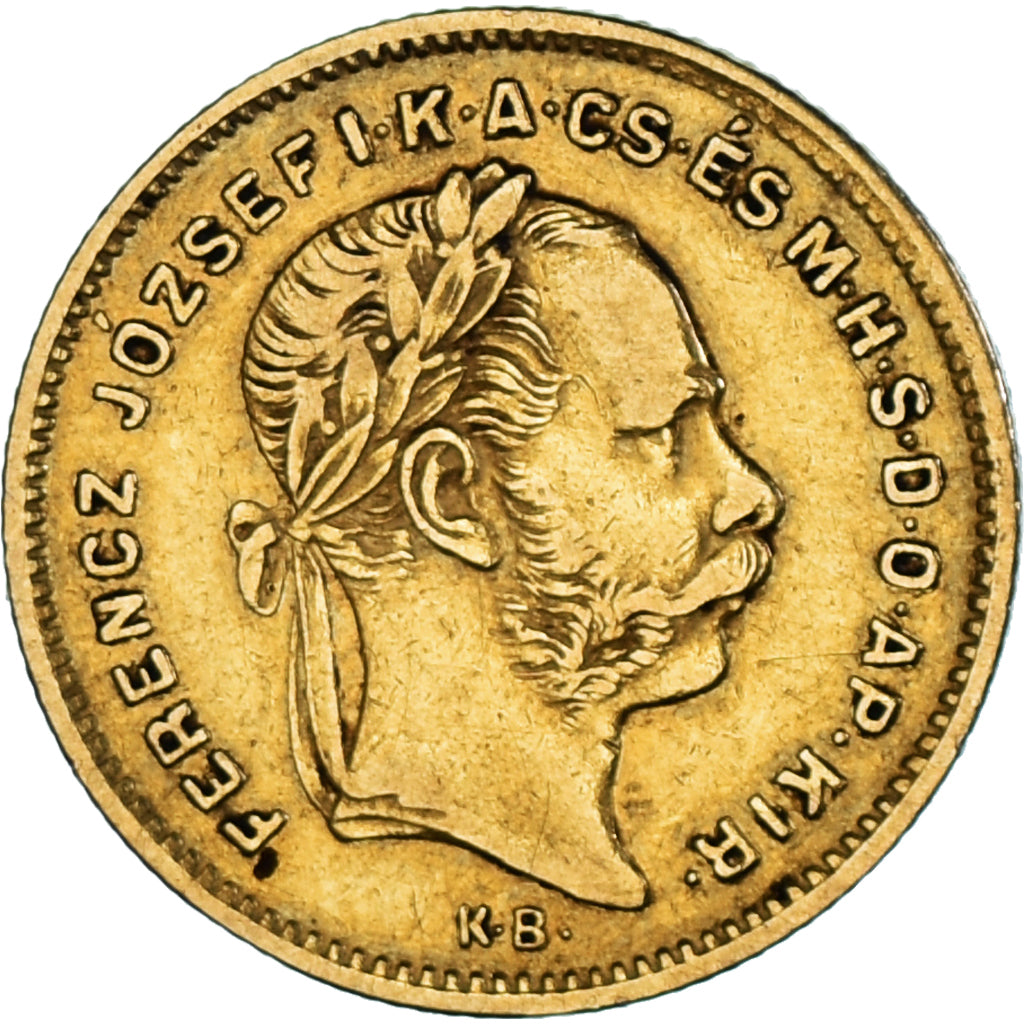 Coin, Hungary, Franz Joseph I, 4 Forint 10 Francs, 1872, Kormoczbanya