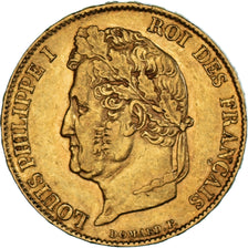 Moneta, Francja, Louis-Philippe, 20 Francs, 1841, Paris, EF(40-45), Złoto