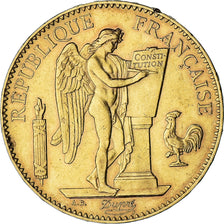 Monnaie, France, Génie, 100 Francs, 1882, Paris, TTB+, Or, Gadoury:1137, KM:832