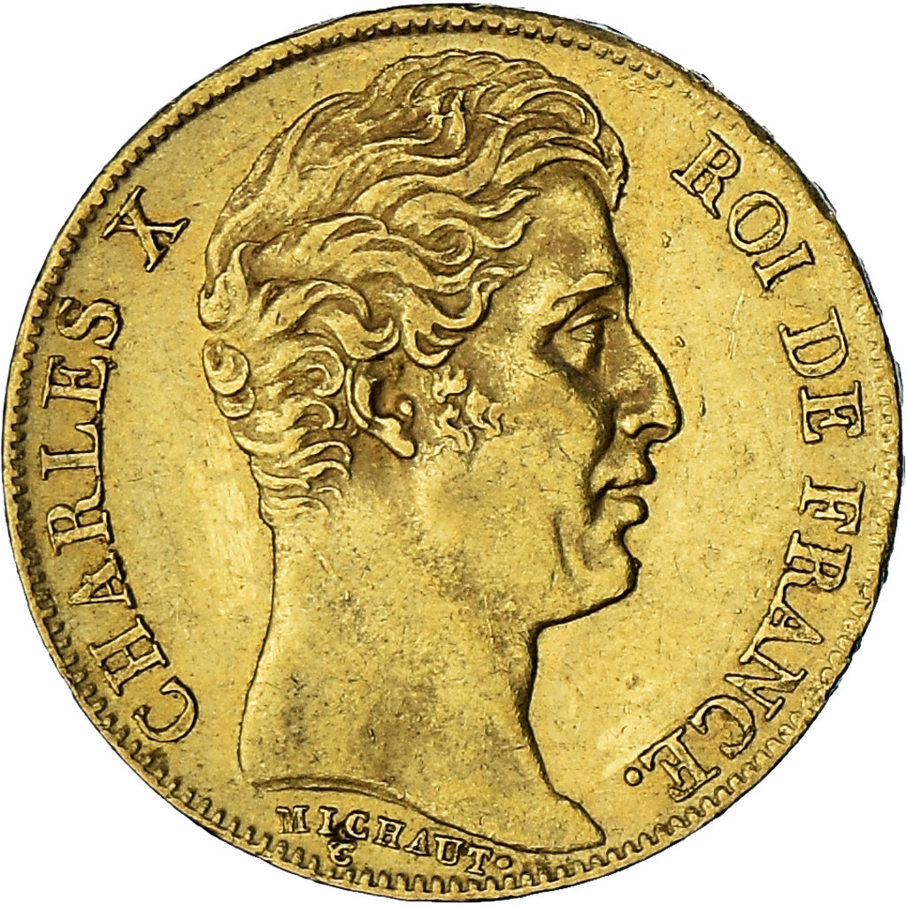 Münze, Frankreich, Charles X, 20 Francs, 1825, Paris, SS, Gold, KM:726.1