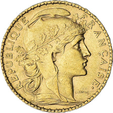 Moneda, Francia, Marianne, 20 Francs, 1900, Paris, MBC, Oro, KM:847