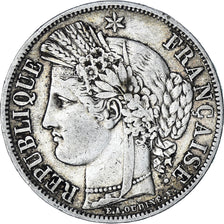 Coin, France, Cérès, 5 Francs, 1849, Paris, EF(40-45), Silver, KM:761.1