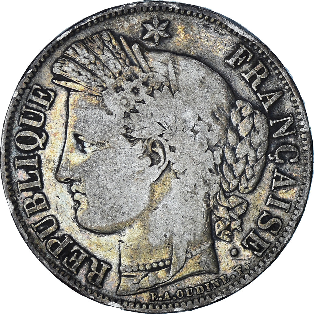 Monnaie, France, Cérès, 5 Francs, 1850, Paris, TB, Argent, Gadoury:719
