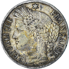 Coin, France, Cérès, 5 Francs, 1851, Paris, VF(30-35), Silver, KM:761.1