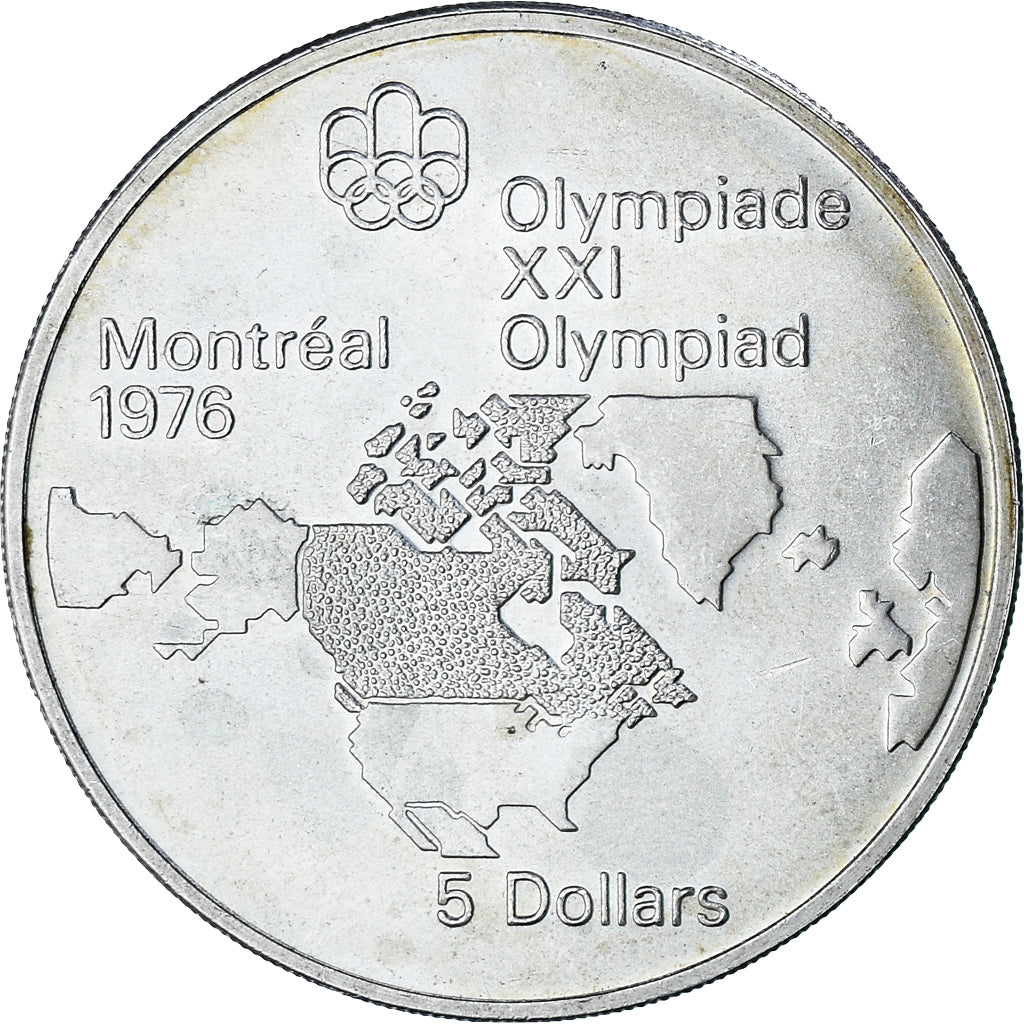 Coin, Canada, Elizabeth II, 5 Dollars, 1973, Royal Canadian Mint, Ottawa, FDC