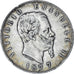 Monnaie, Italie, Vittorio Emanuele II, 5 Lire, 1877, Rome, TB+, Argent, KM:8.4